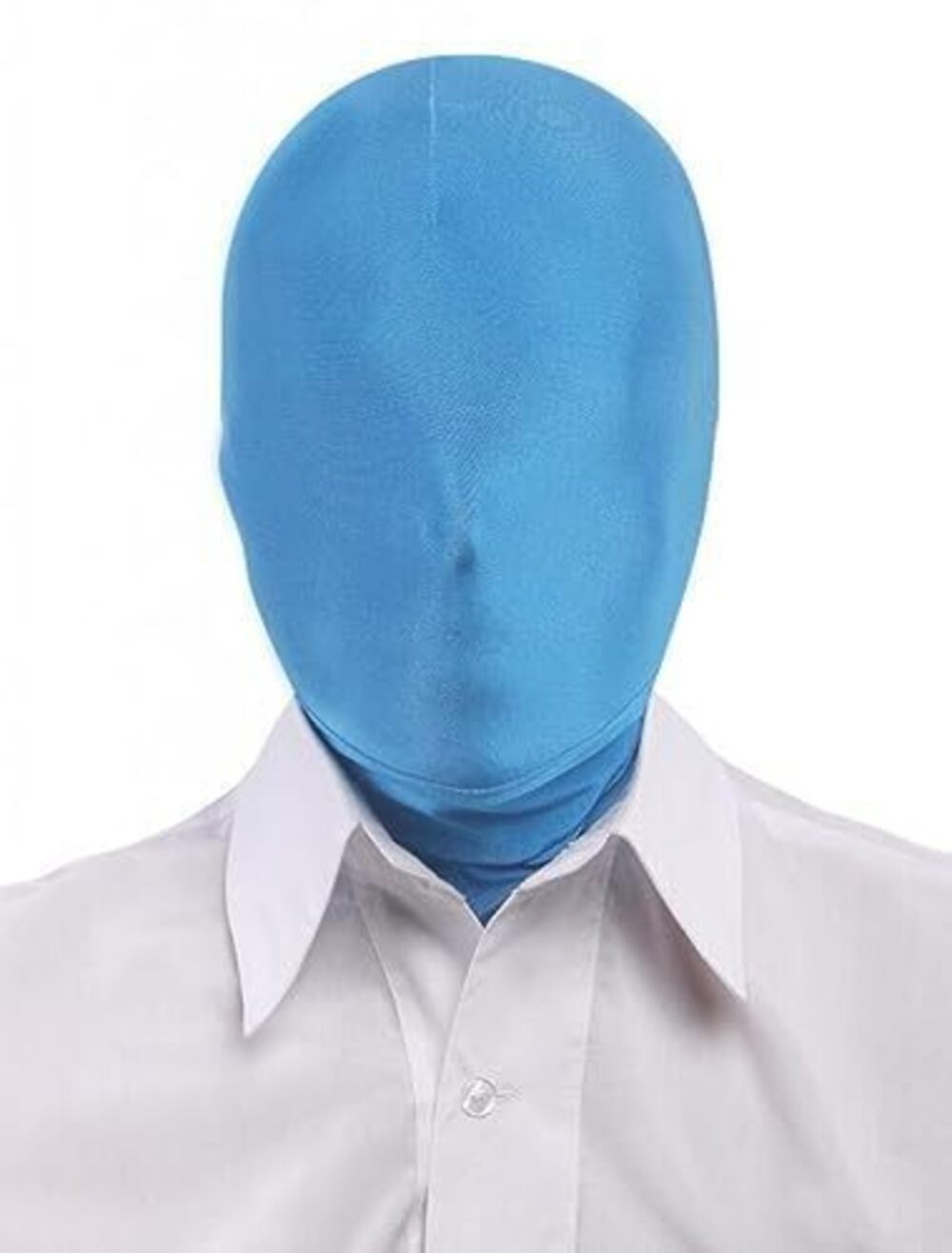 3292 and Full Cover Spandex Zentai Hood Mask for Halloween Costume Sky